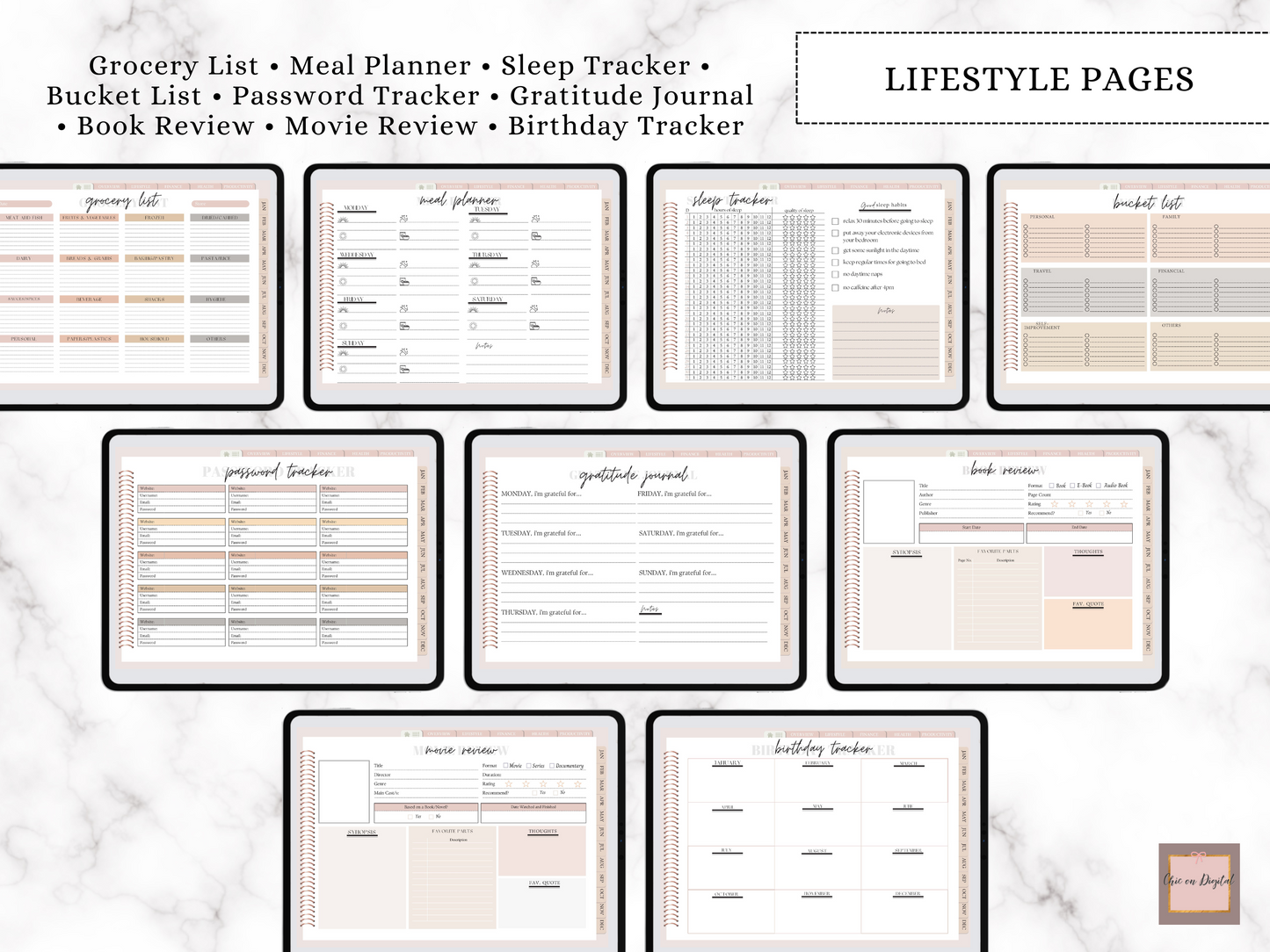 2025 DATED DIGITAL PLANNER, GoodNotes Planner 2025, Minimalistic Dated Digital Planner, iPad Notability Noteshelf Plan, Daily Sticker bundle