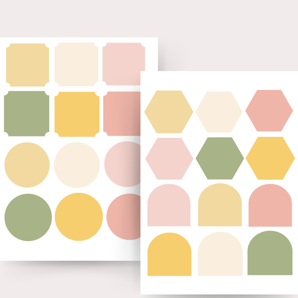 Easter April GoodNotes Sticker Bundle, Spring Digital sticker for March April, clipart, quotes, tracker, basic widget, frame, shape evernote