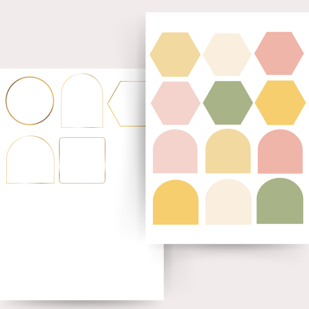 Easter April GoodNotes Sticker Bundle, Spring Digital sticker for March April, clipart, quotes, tracker, basic widget, frame, shape evernote