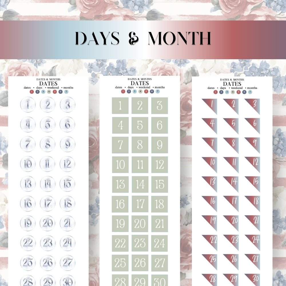 July 4th MEGA KIT Stickers - 600+ digital Sticker for Goodnotes, noteful & pre-cropped PNG (Copy)