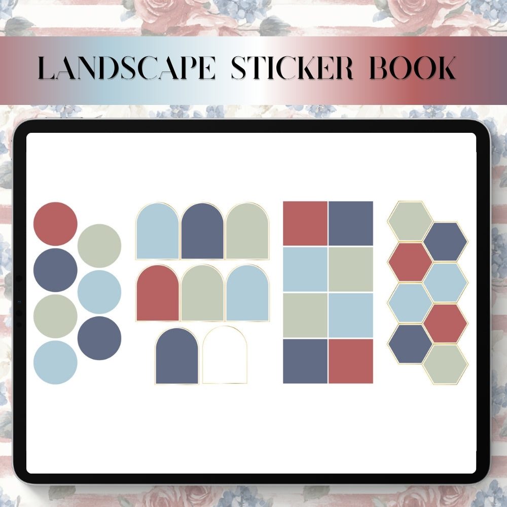 July 4th MEGA KIT Stickers - 600+ digital Sticker for Goodnotes, noteful & pre-cropped PNG (Copy)