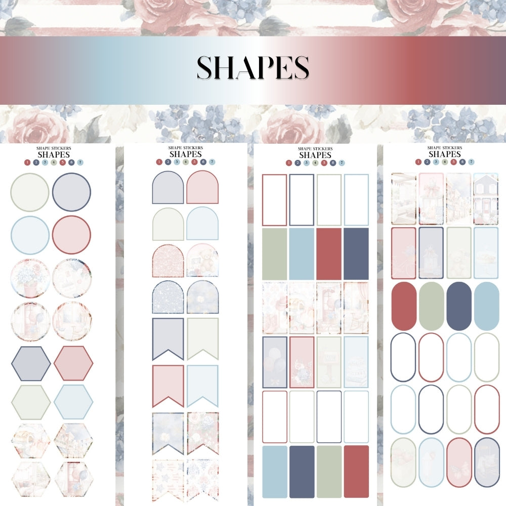July 4th MEGA KIT Stickers - 600+ digital Sticker for Goodnotes, noteful & pre-cropped PNG (Copy)
