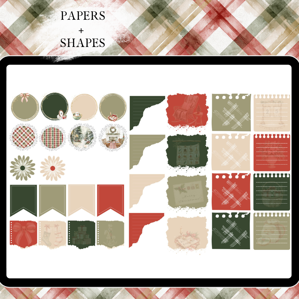 Christmas Sticker bundle - over 700 pre-cropped PNG stickers