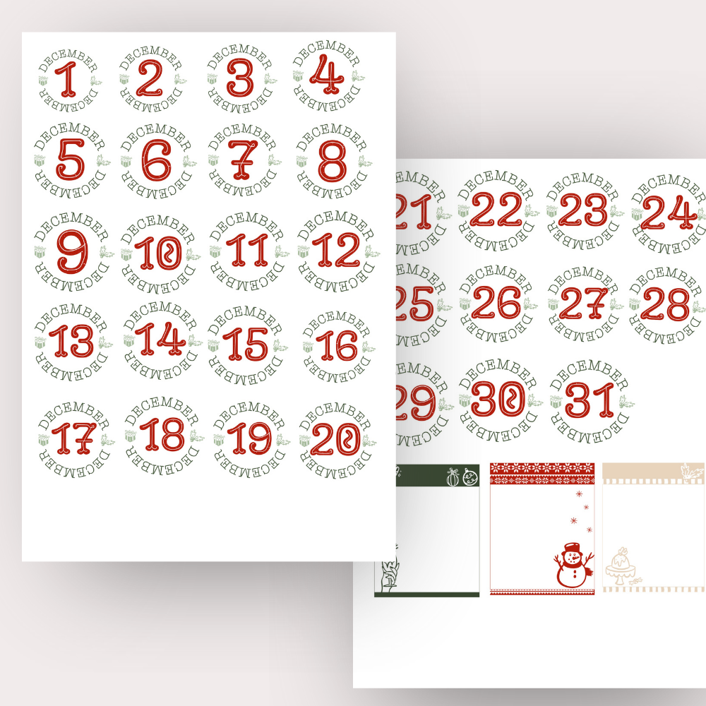 Christmas Sticker bundle - over 700 pre-cropped PNG stickers